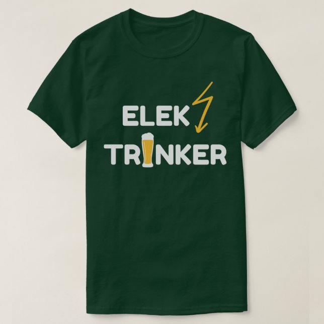 Elektrisches Sprichwort T-Shirt (Design vorne)