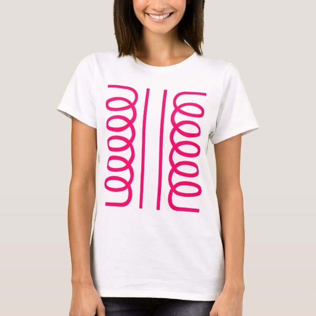 Elektrisches Transformatorsymbol T-Shirt (Vorderseite)