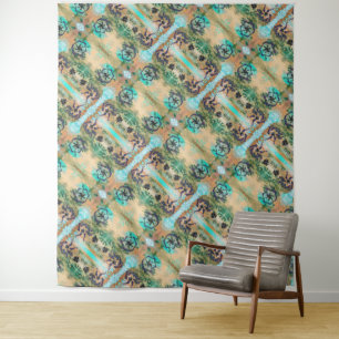 Elektrisches Universum - Kunstband Wandteppich