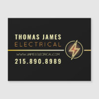 ELEKTRISCHES UNTERNEHMEN Business Car Magnet