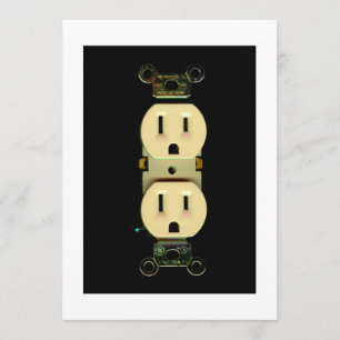 Elektrisches Unternehmen Einladung