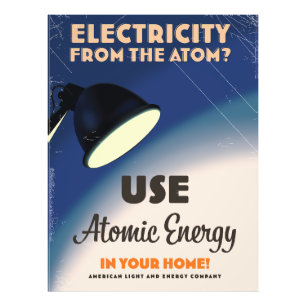 Elektrizität aus dem Atom? Fotodruck