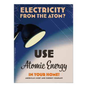 Elektrizität aus dem Atom? Poster