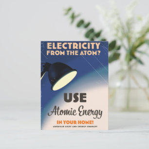 Elektrizität aus dem Atom? Postkarte