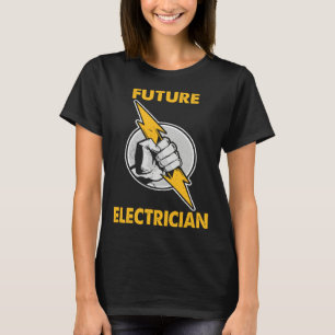 Elektrizität Blitz  Zukünftiger Elektriker T-Shirt