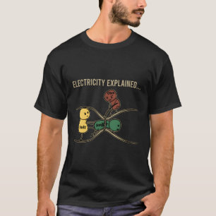 Elektrizität erklärt Volt Amp Ohm Beziehung T-Shirt