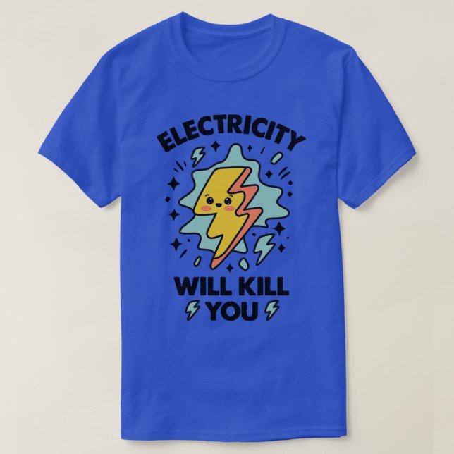 Elektrizität wird dir den lustigen Kawaii Strom br T-Shirt (Design vorne)