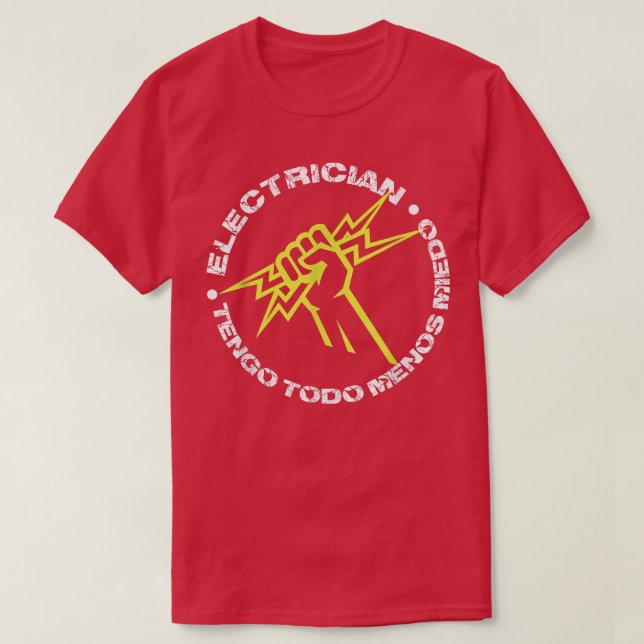 Elektrizitätsleuchte von Lineman Engineering  T-Shirt (Design vorne)