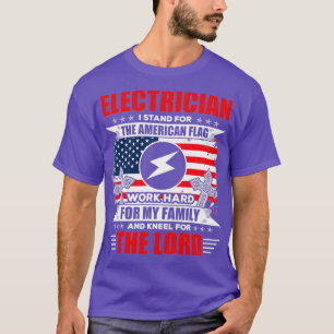 Elektro ich stehe für mein Familiengeschenk Funny T-Shirt