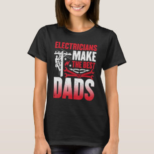 Elektro-machen die besten Vater Elektro-Vater T-Shirt