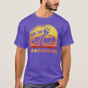 Elektroautos treten der Revolution bei T-Shirt