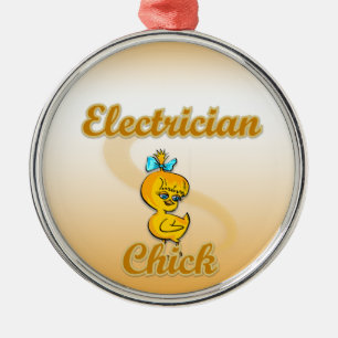 Elektrochick Silbernes Ornament