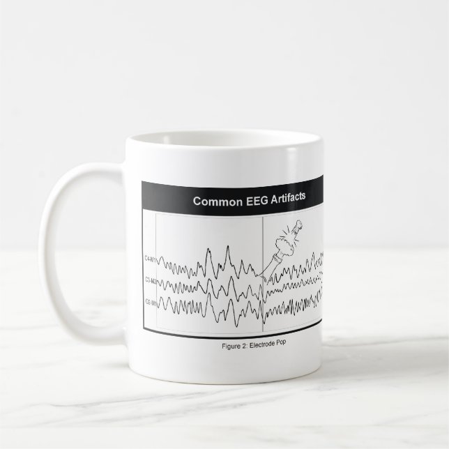 Elektroden-Pop! Kaffee-Tasse Tasse (Links)
