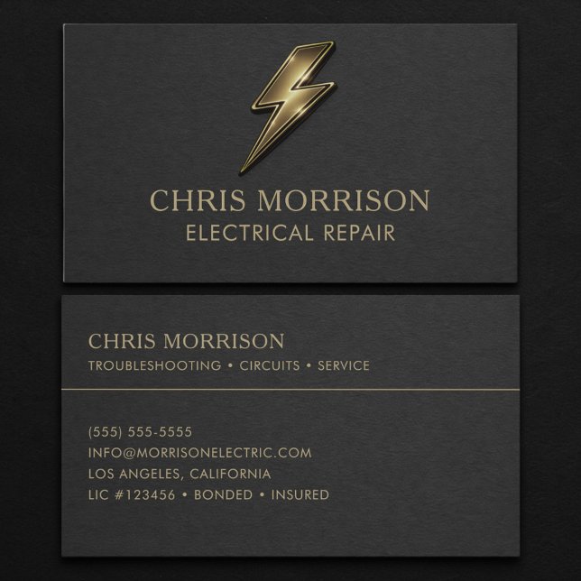 Elektrofachmann Visitenkarte (Von Creator hochgeladen)