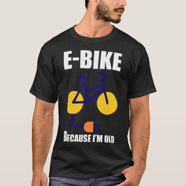 Elektrofahrer mit Großrad  T-Shirt (Vorderseite)