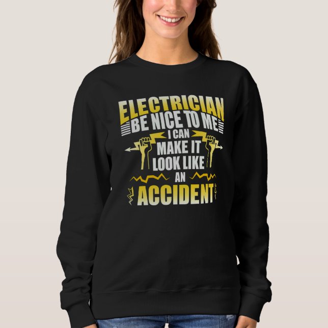 Elektrofahrer-Outfit-Ingenieur Sweatshirt (Vorderseite)