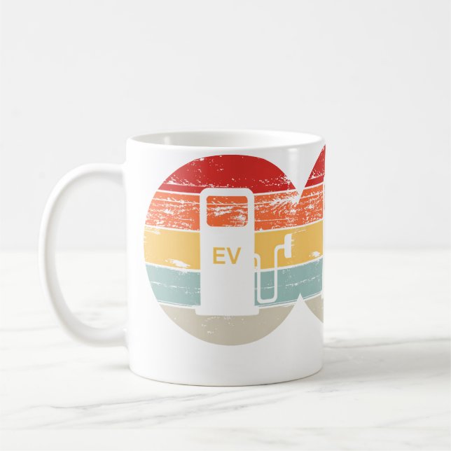Elektrofahrzeug-Ladestation Sunset Electric  Kaffeetasse (Links)