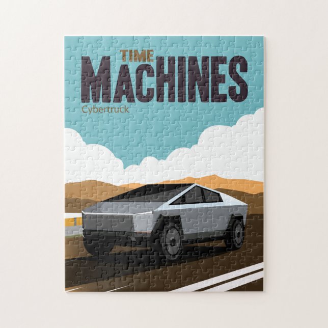 Elektrofahrzeug Puzzle (Vertikal)