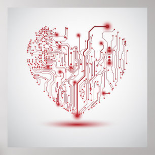 Elektroherz-Plakat Poster