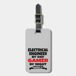 Elektroingenieur bei Day Gamer by Night Gepäckanhänger