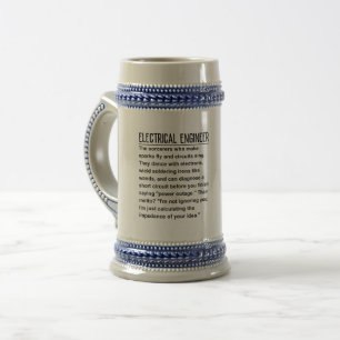 Elektroingenieur Bierglas