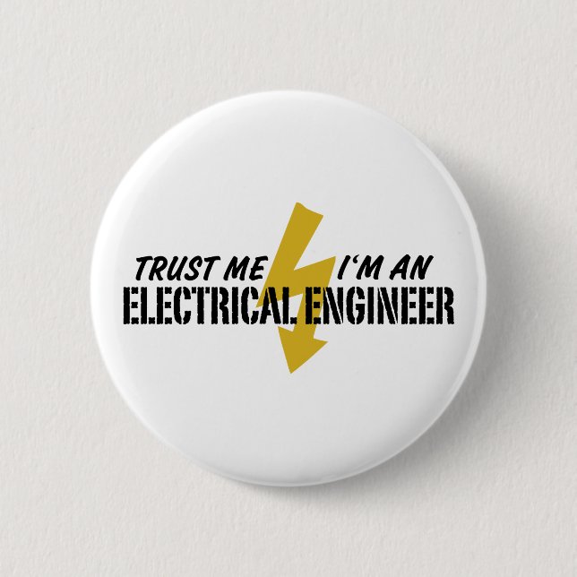 Elektroingenieur Button (Vorderseite)