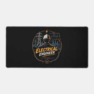 Elektroingenieur, der eine bessere Zukunft ermögli Schreibtischunterlage