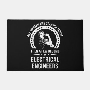 Elektroingenieur für Frauen ist gleich Fußmatte