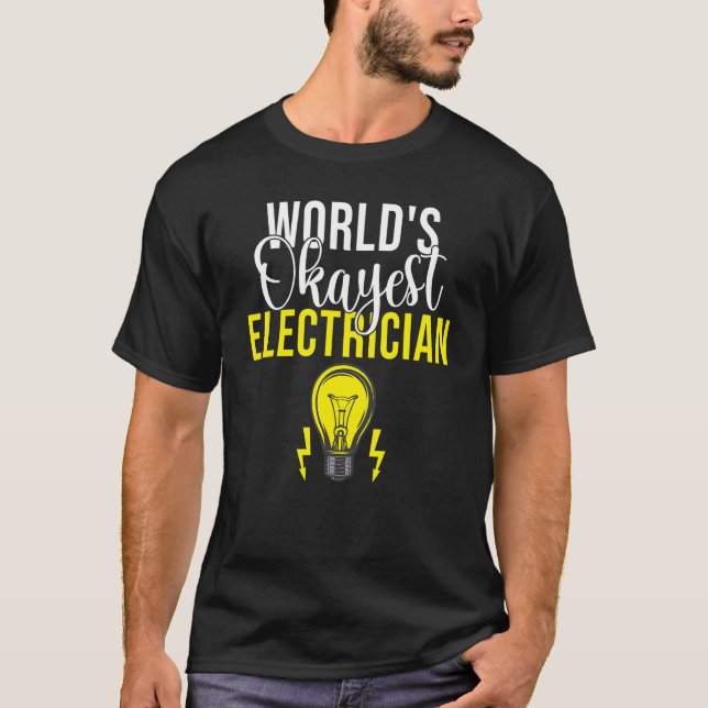 Elektroingenieur Lineman Electrical Engineer T-Shirt (Vorderseite)