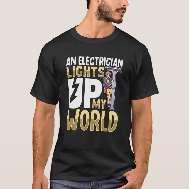 Elektroingenieur Lineman Electrical T-Shirt (Vorderseite)