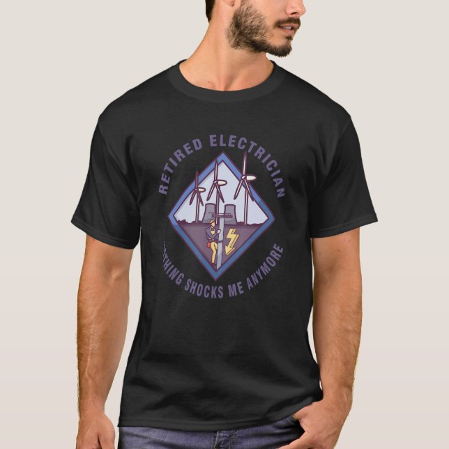 Elektroingenieur Lineman Electrical T-Shirt (Vorderseite)