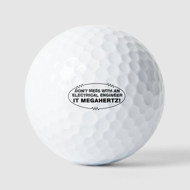 Elektroingenieur Megahertz Oval Golfball (Vorderseite)