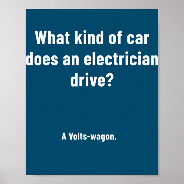 Elektroingenieur Poster (Vorne)