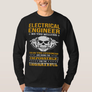 Elektroingenieur Wir Die Willigen Leitungsmonteur T-Shirt