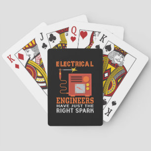 Elektroingenieure haben genau das Richtige Spielkarten