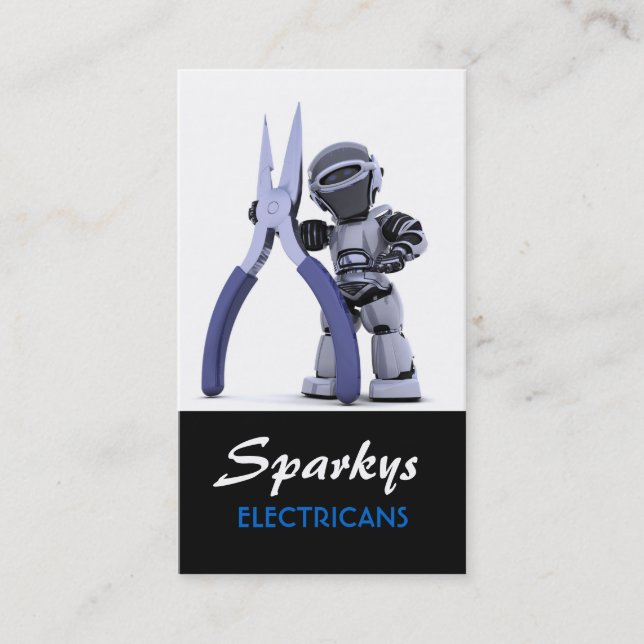 Elektrokarte Visitenkarte (Vorderseite)