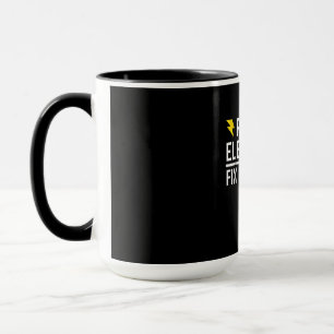 Elektrokünstler reparieren es selbst ein sonniges tasse