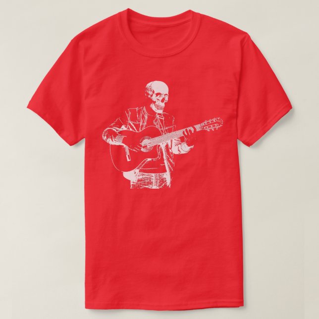 Elektromusiker EGuitar Rock GitarristGitarre Ske T-Shirt (Design vorne)