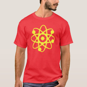 Elektronen und Neuronen rotes Geek-Shirt T-Shirt