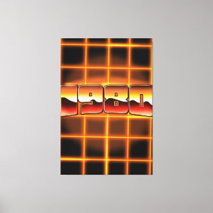 Elektronik 1980 leinwanddruck