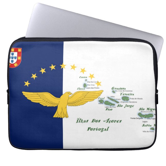 Elektronik-Bag der Azoren Laptopschutzhülle (Vorderseite)