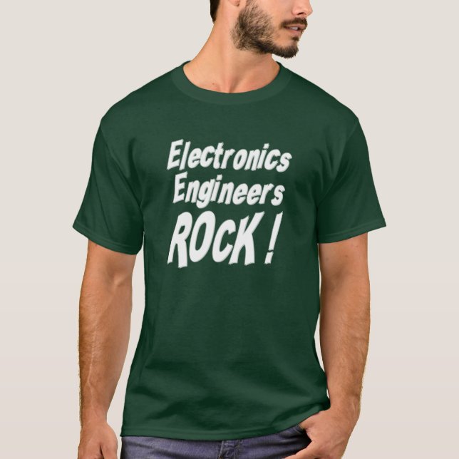 Elektronik-Ingenieur-Felsen! T - Shirt (Vorderseite)