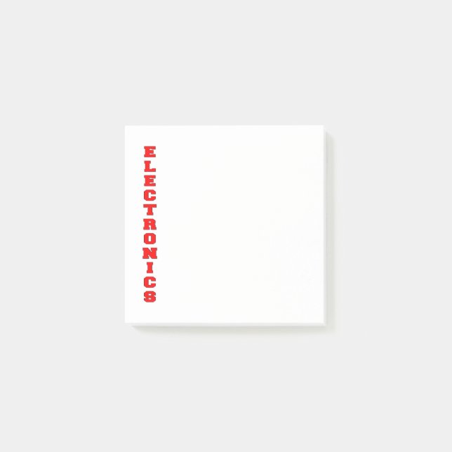 Elektronik Post-it Klebezettel (Vorderseite)