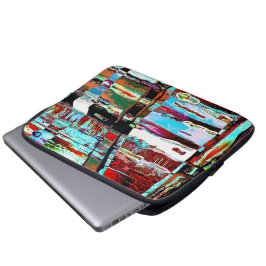 Elektronik-Tasche – Abstrakte Kollaps-Reflexion Laptopschutzhülle