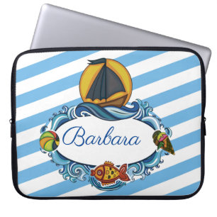 Elektronik-Tasche für den Sommer personalisieren Laptopschutzhülle