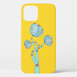 Elektronische Blume Gelbgriegel Case-Mate iPhone Hülle