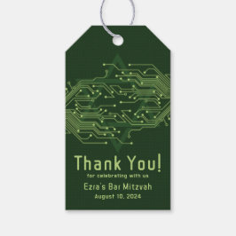 Elektronische Computerplatine Bar Mitzvah Geschenkanhänger