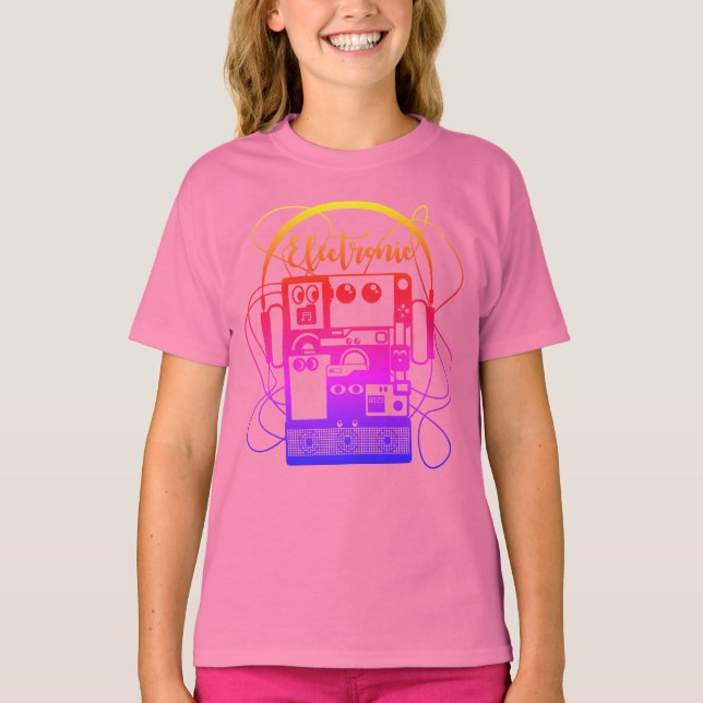 Elektronische Elemente T-Shirt (Vorderseite)