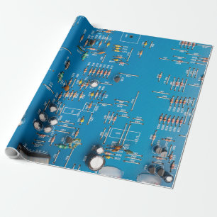 Elektronische Leiterplatte Geschenkpapier