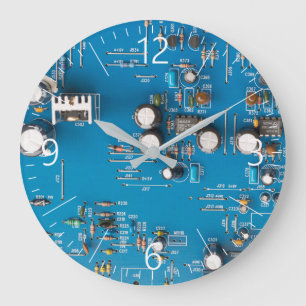 Elektronische Leiterplatte Große Wanduhr